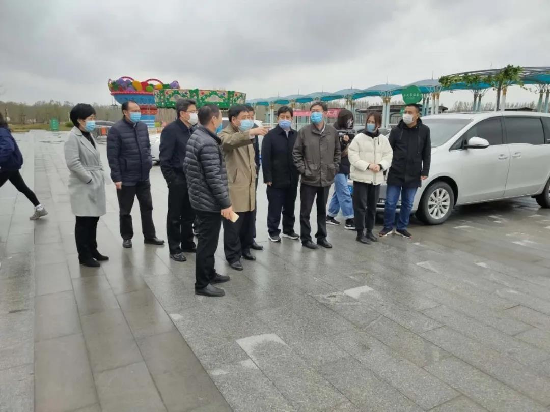 省文旅廳張鯤副廳長一行前往十里荷塘景區(qū)調研工作(圖1)